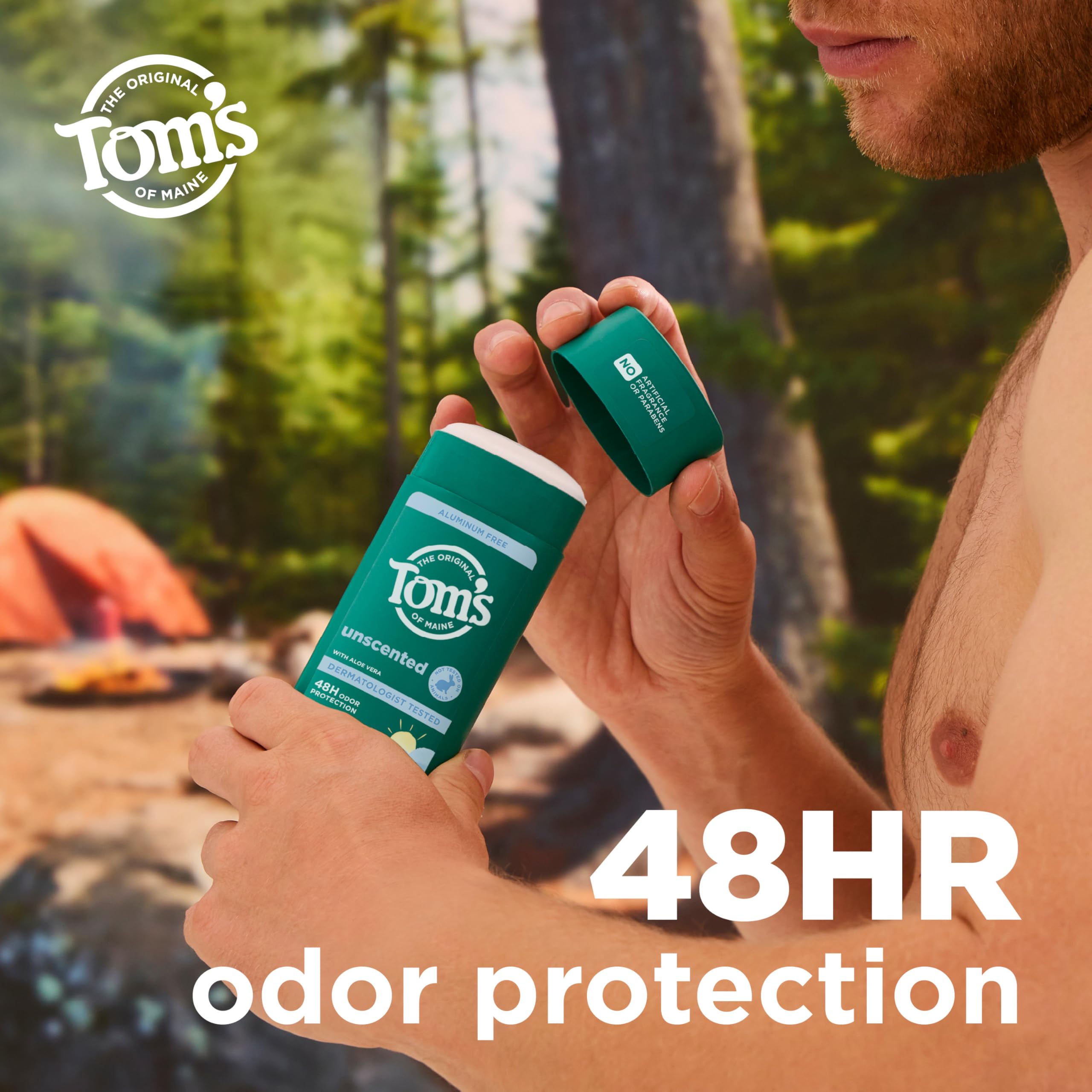 Tom's of Maine Deodorant ２本　他 Aluminum Free Deodorant, Unscented, 3.25 oz (92 g), Tom's of Maine